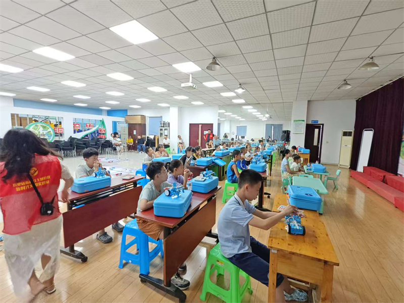 江北区暑期青少年科学营现场。江北区科协供图 第1眼TV-华龙网发