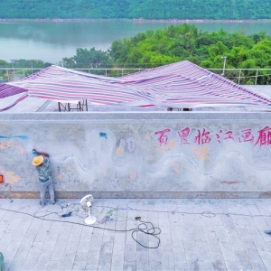 忠县“百里画屏”观景平台即将亮相